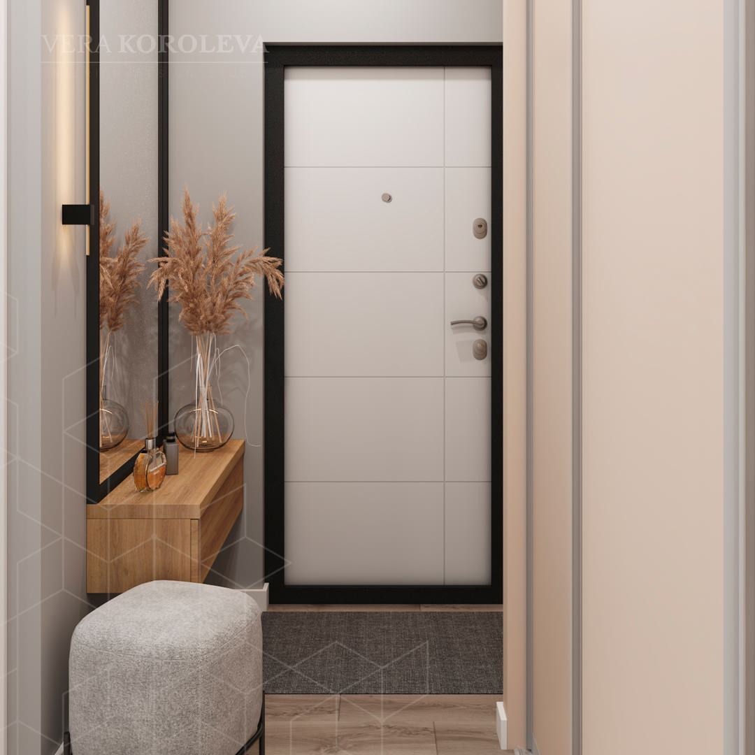 Обложка проекта: Дизайн-проект двухкомнатной квартиры в современном стиле