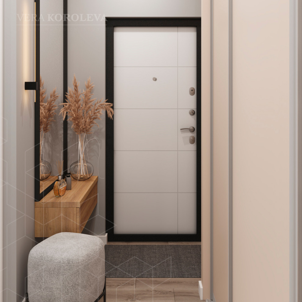 Обложка проекта: Дизайн-проект двухкомнатной квартиры в современном стиле