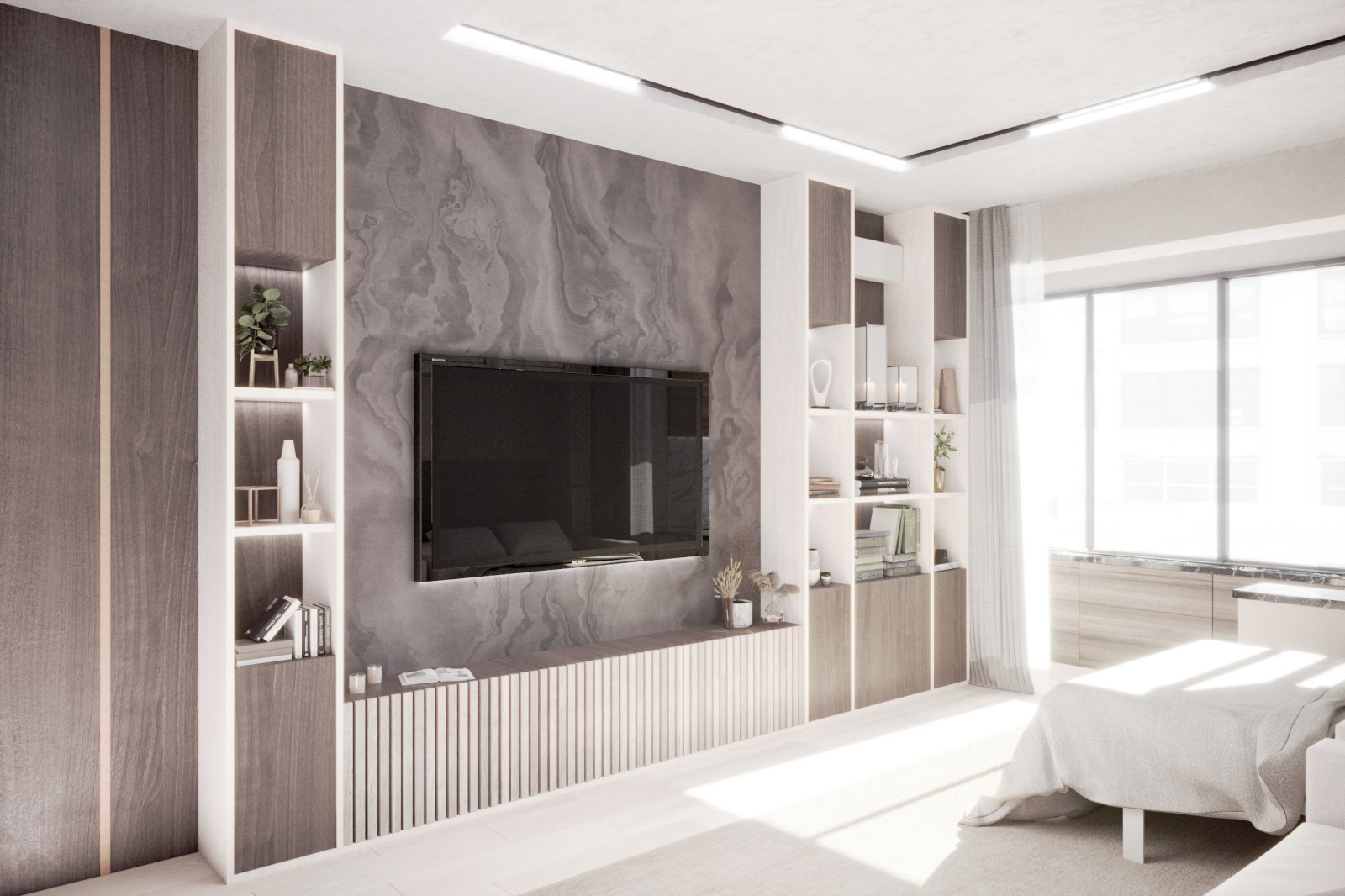 Обложка проекта: Гостиная в Московской квартире