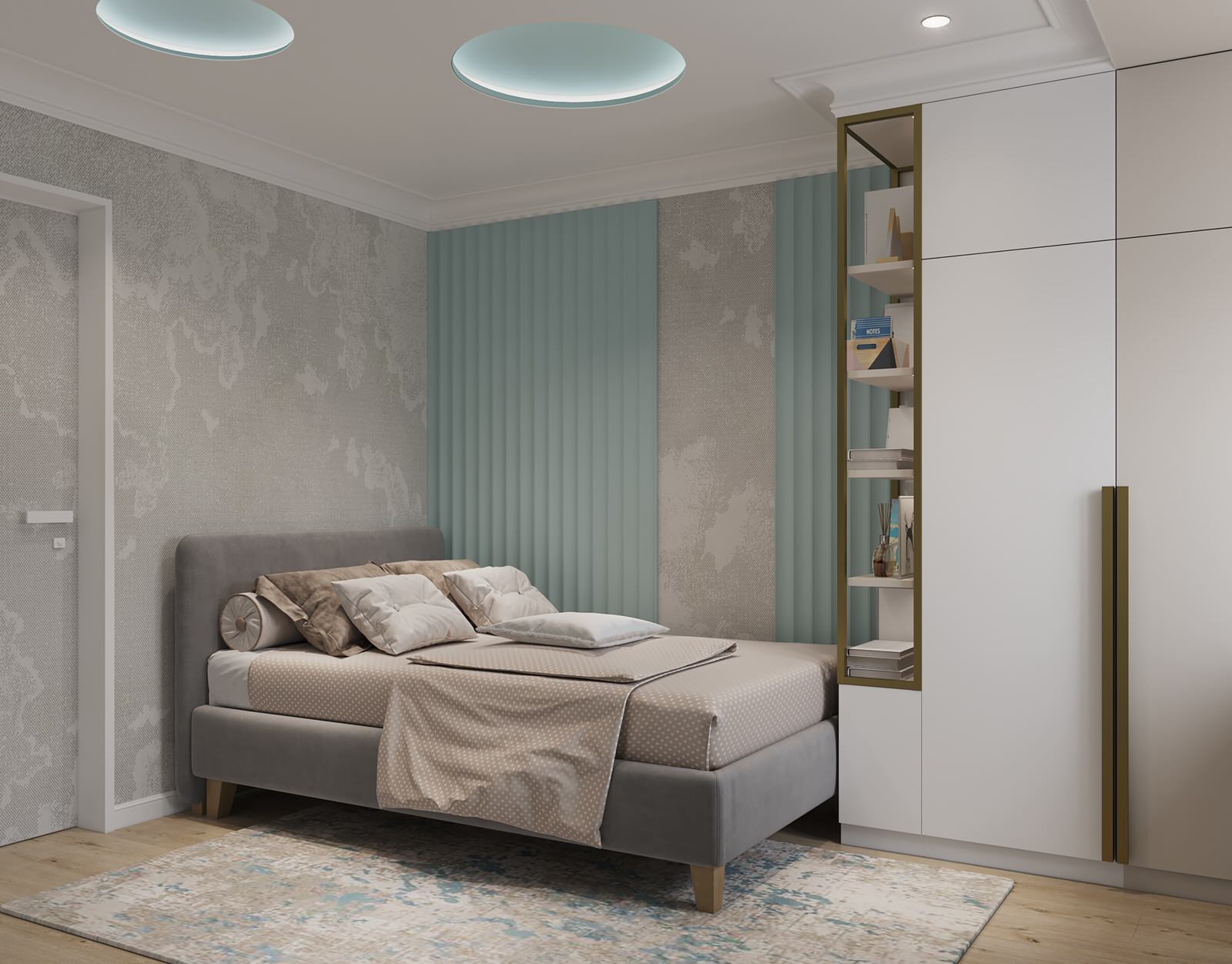 проект "Сдержанный комби на 87м2"