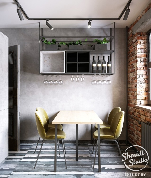 Проект Mini Loft, Москва, 54 м.кв.