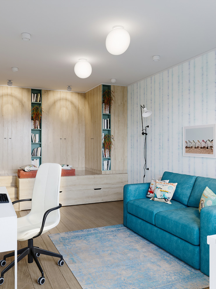 Универсальная гостиная, детская, холл