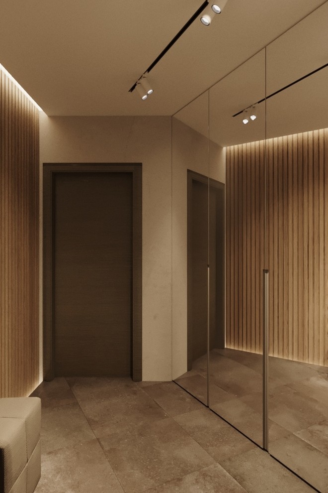 Дизайн - проект двухуровневой 4 к.кв 100 м2 в ЖК "Изумрудный"