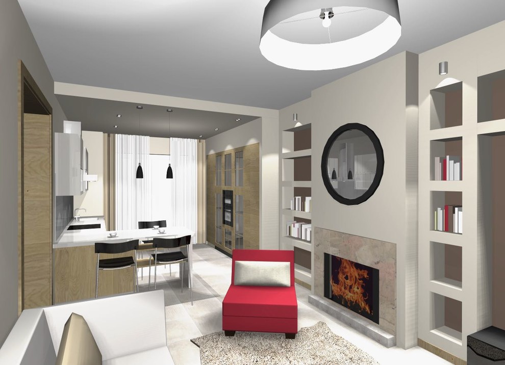 Обложка проекта: Гостиная в коттедже в КП Фирсановка-Life