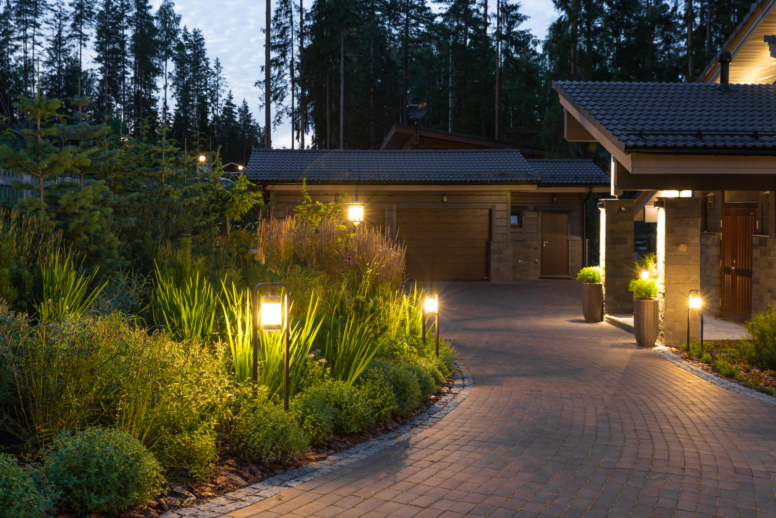 Сад на склоне