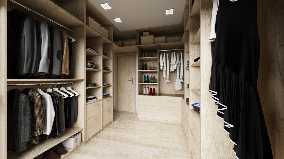 гардеробная в скандинавском стиле