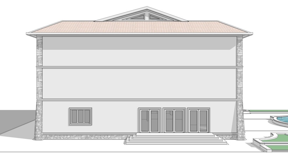 Гостевой дом. Фасад 04