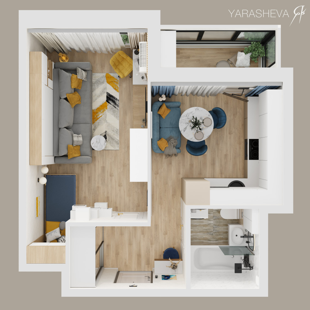 ЖК L'Club 36 м кв.