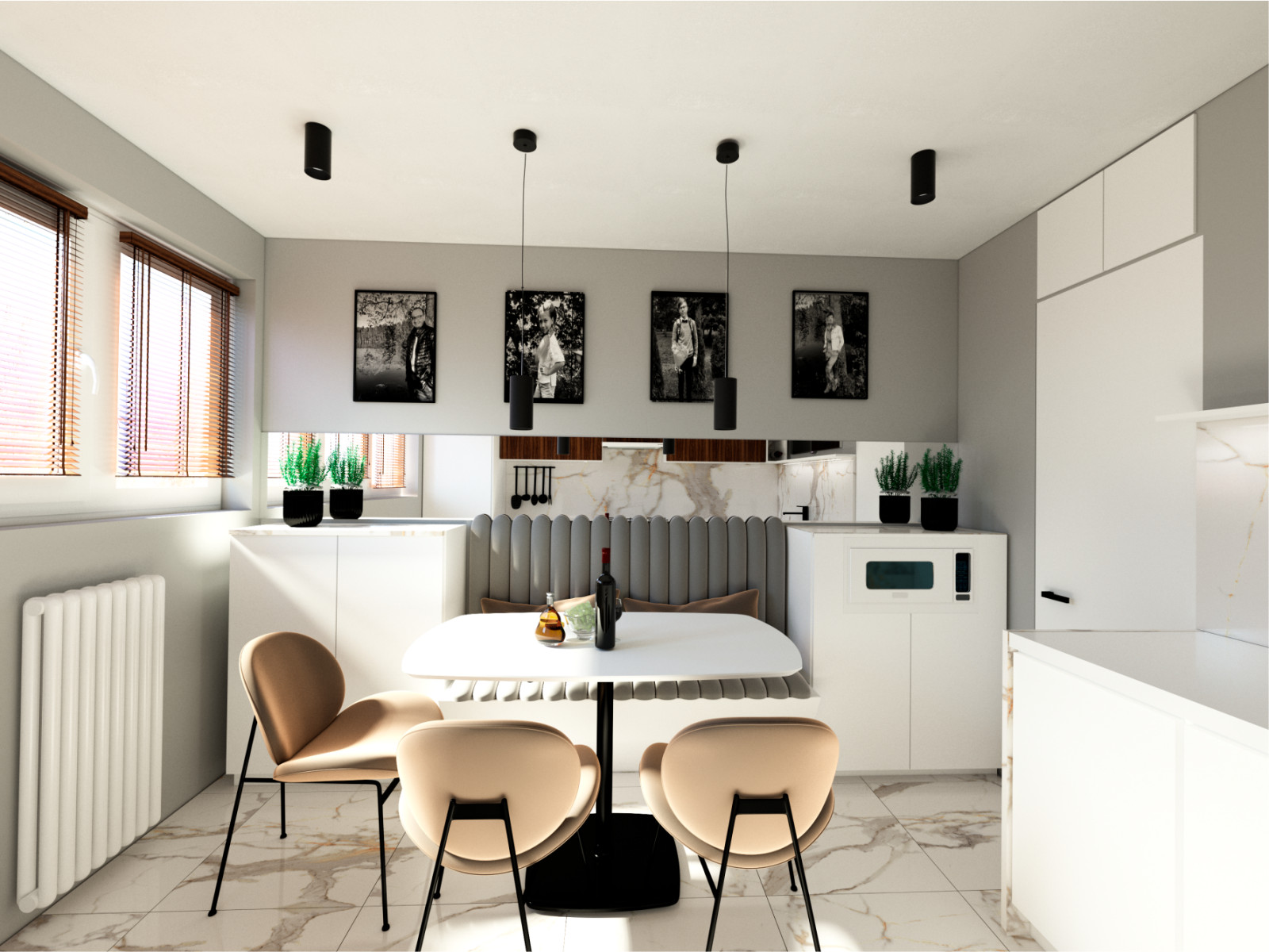 Кухня Contemporary 3 варианта