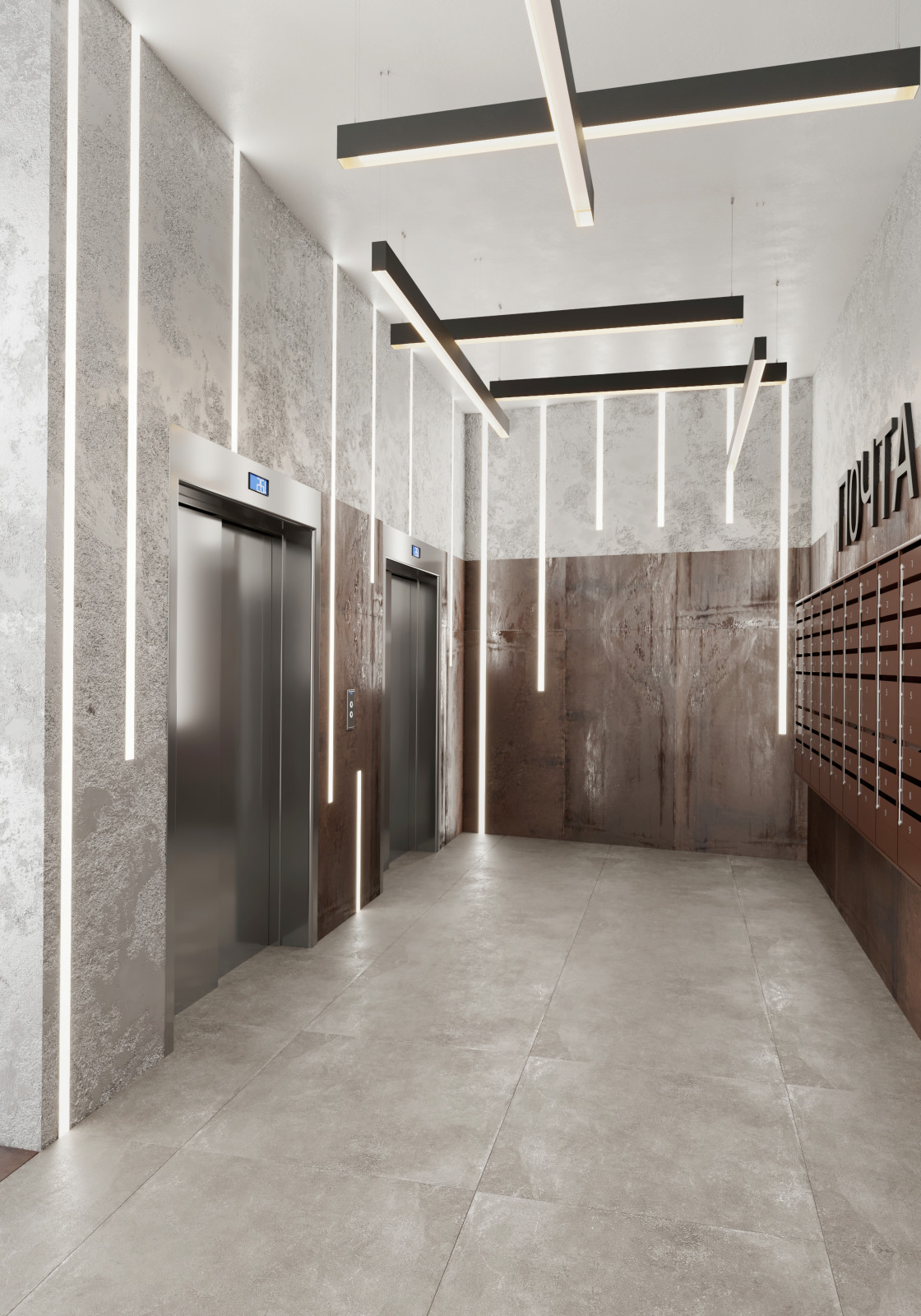 Обложка проекта: Проект парадной в ЖК Дом на Набережной, Нижний Новгород