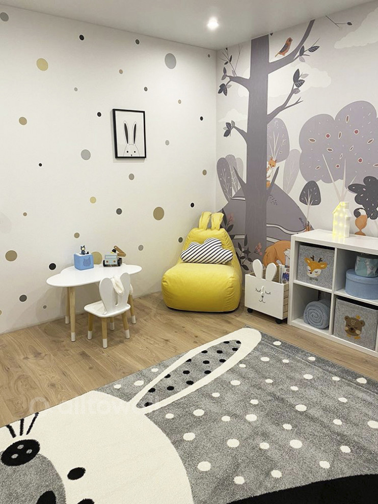 Детская в Германии с обоями Alltowall, разработанными специально для интерьера