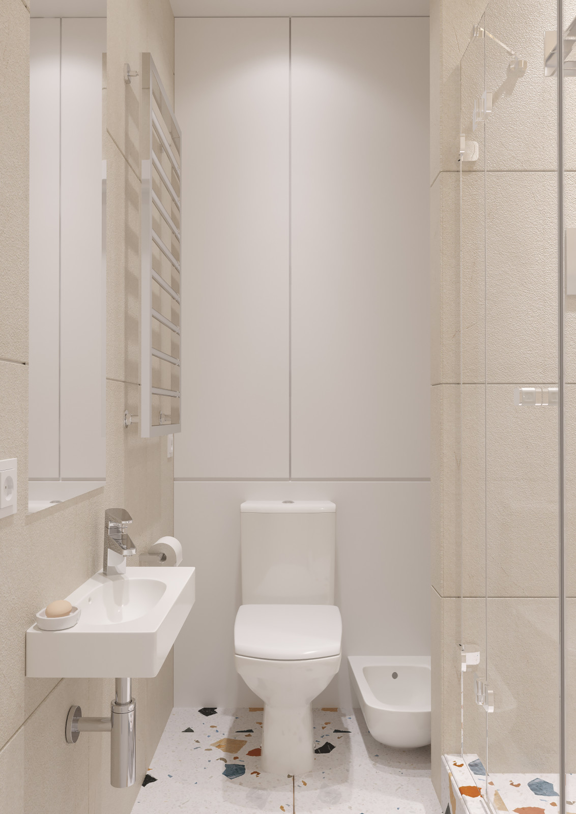 СВЕТЛАЯ КВАРТИРА КРЕАТИВНОЙ ПАРЫ