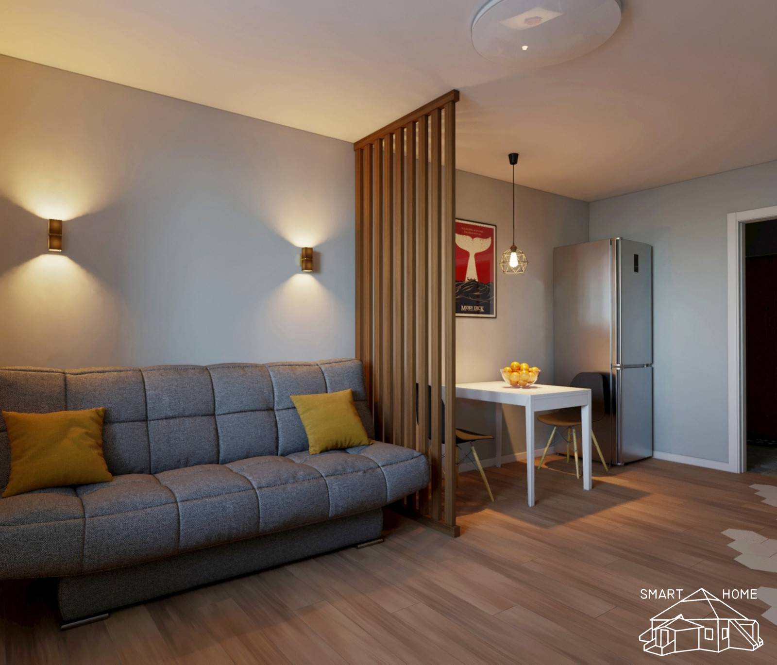 Обложка проекта: Квартира-студия в ЖК "Матрешка-Сити" г. Ижевск