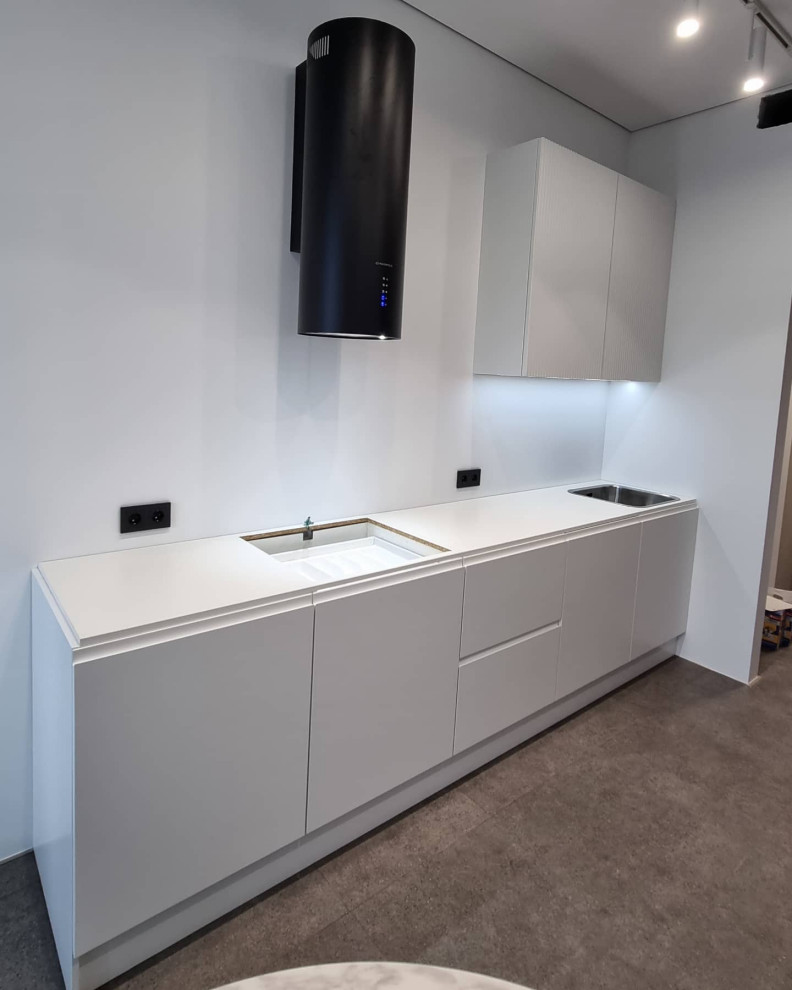 Кухня в современном стиле ЖК "Зиларт"