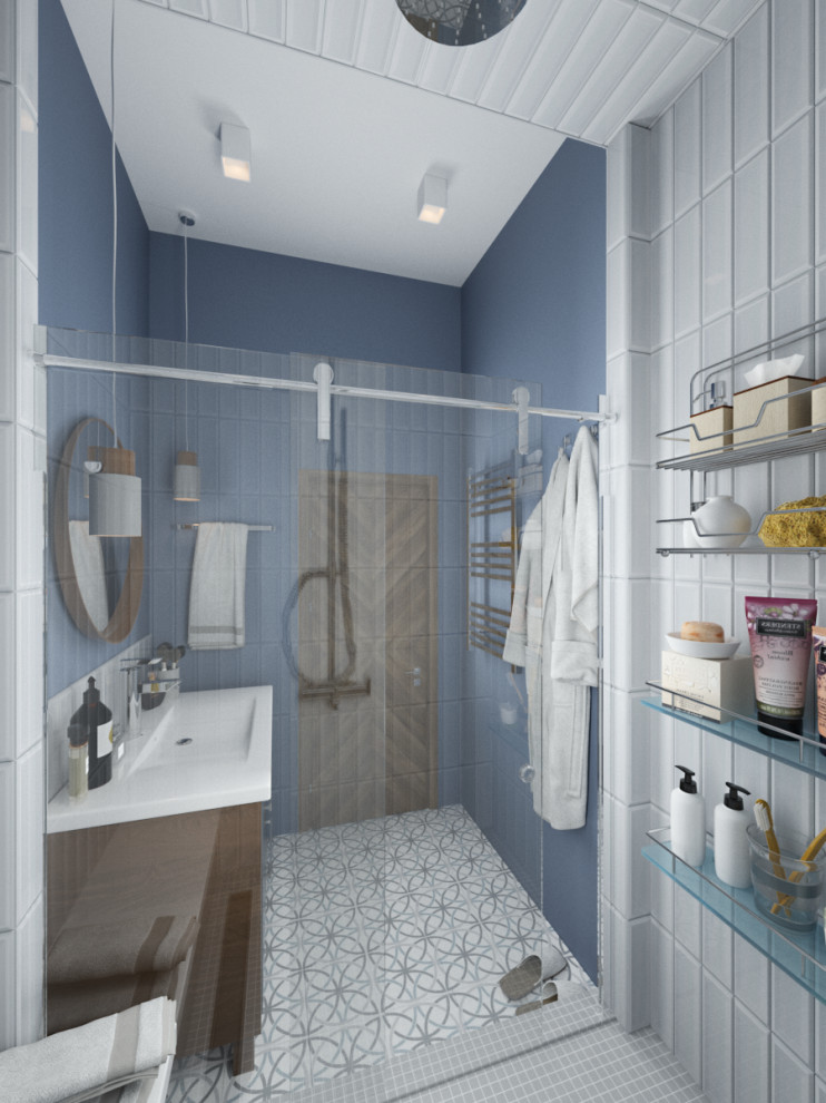 Двухэтажный дом с мансардным этажом