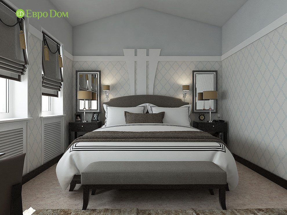 Дизайн интерьера коттеджа 490 кв. м в современном стиле