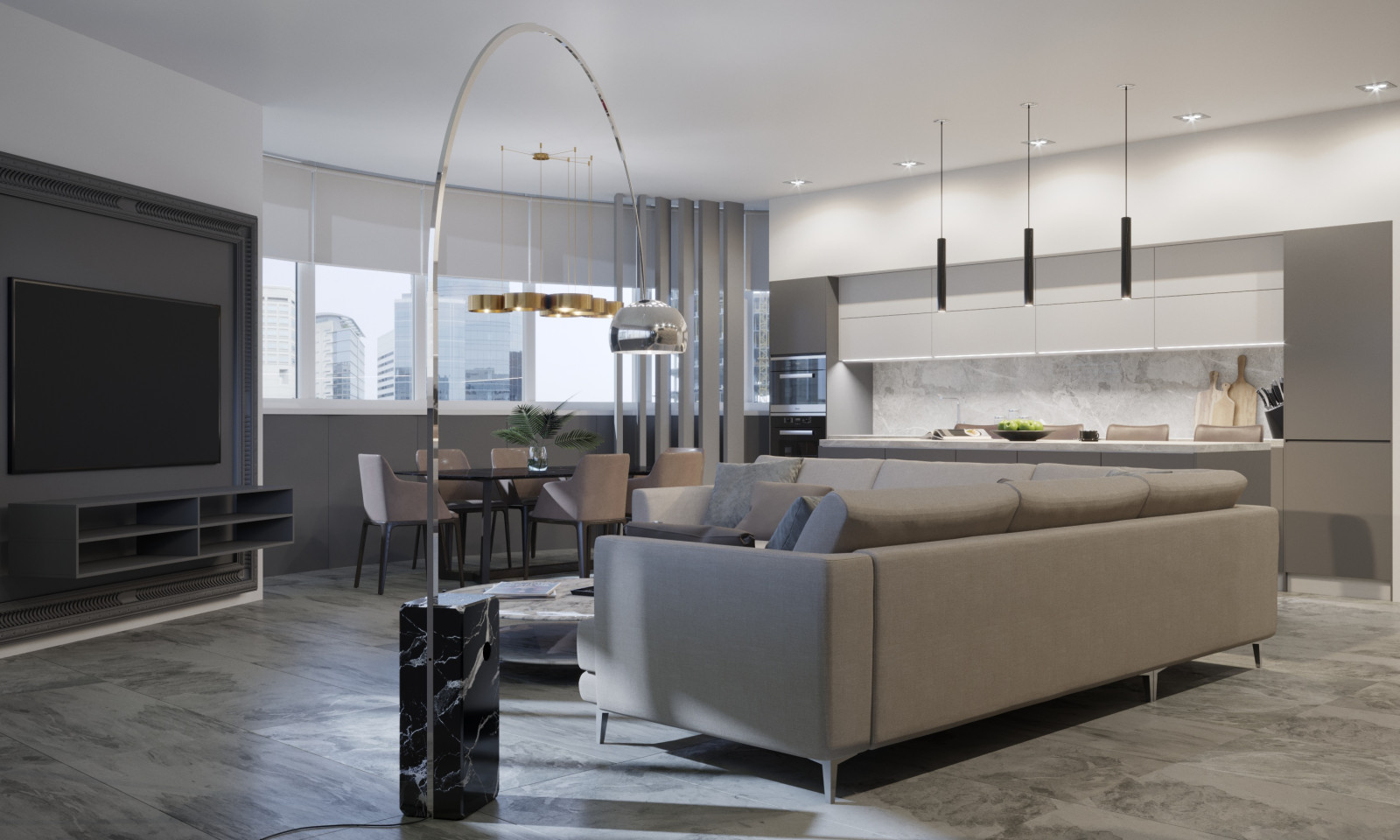 Обложка проекта: Современная квартира для молодого человека