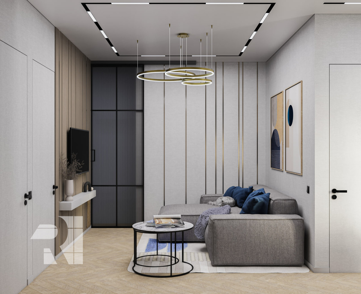 Двухкомнатная квартира в современном стиле