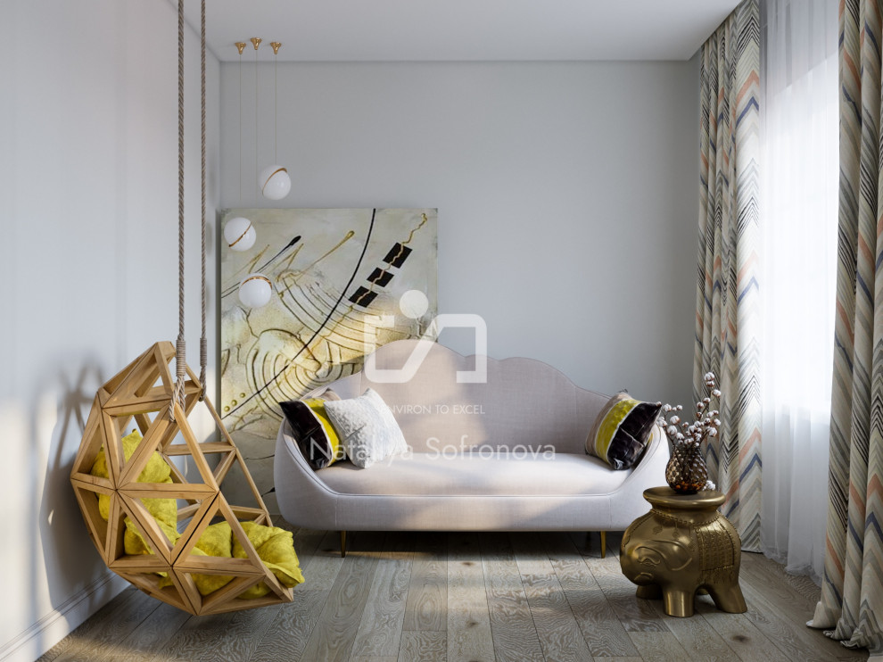 Living room in Studio apartment