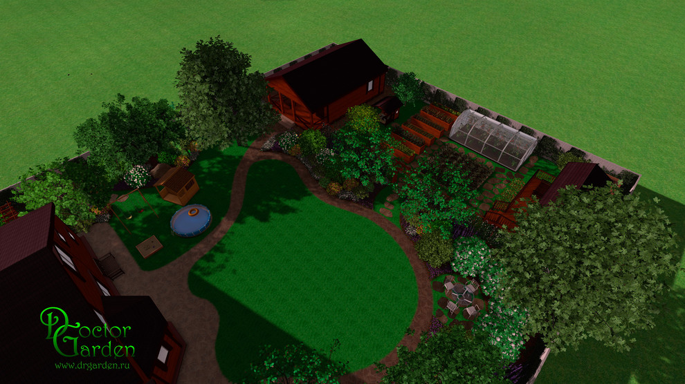 Сад для большой семьи