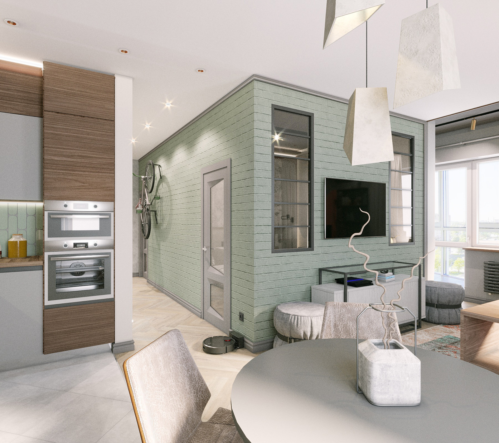 Лофт и велосипед