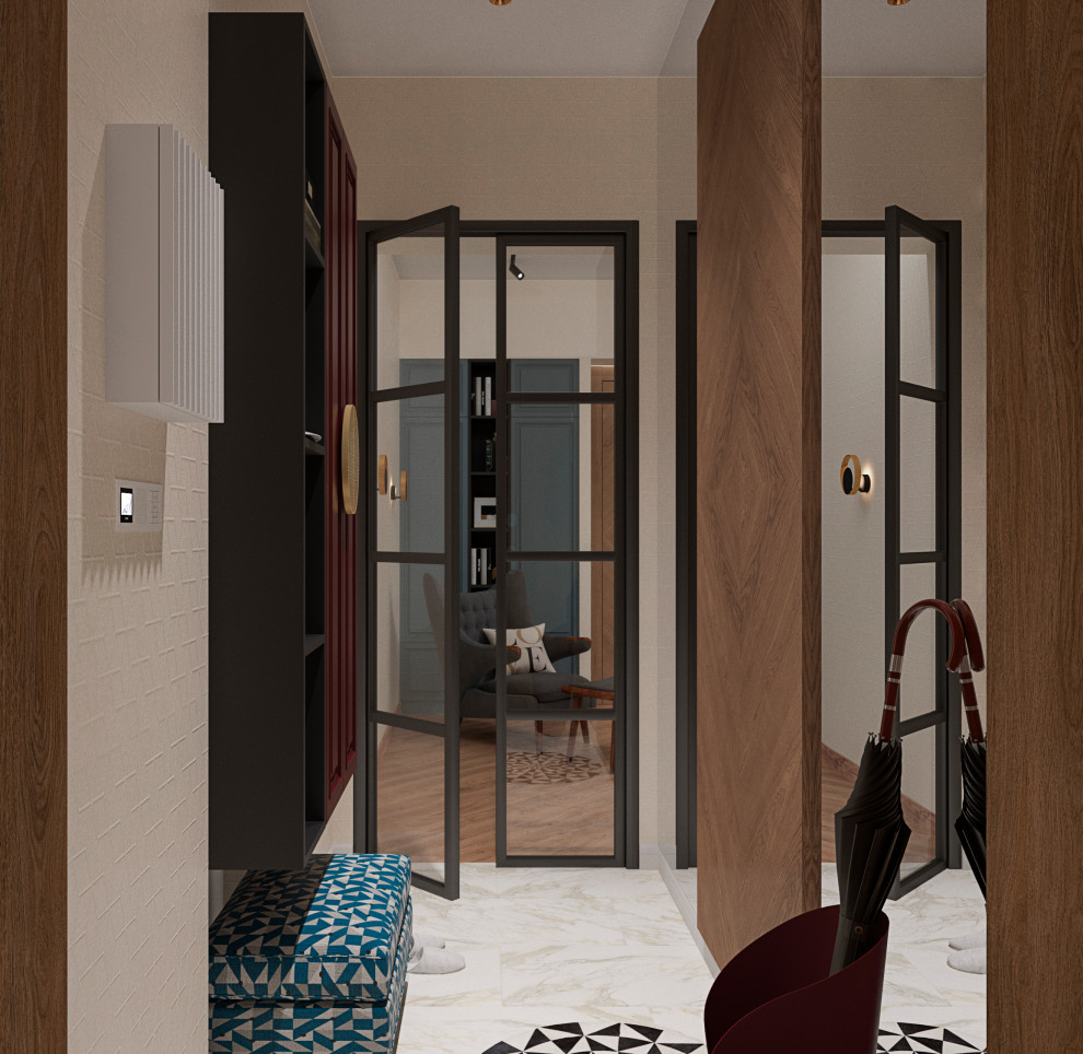 Обложка проекта: Дизайн-проект. 2-хкомнатная квартира на набережной. Москва. 2019 г.