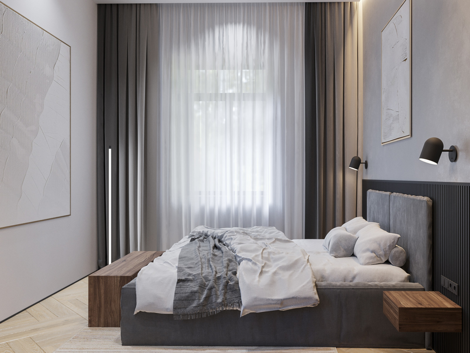 Серый минимализм в центре Петербурга