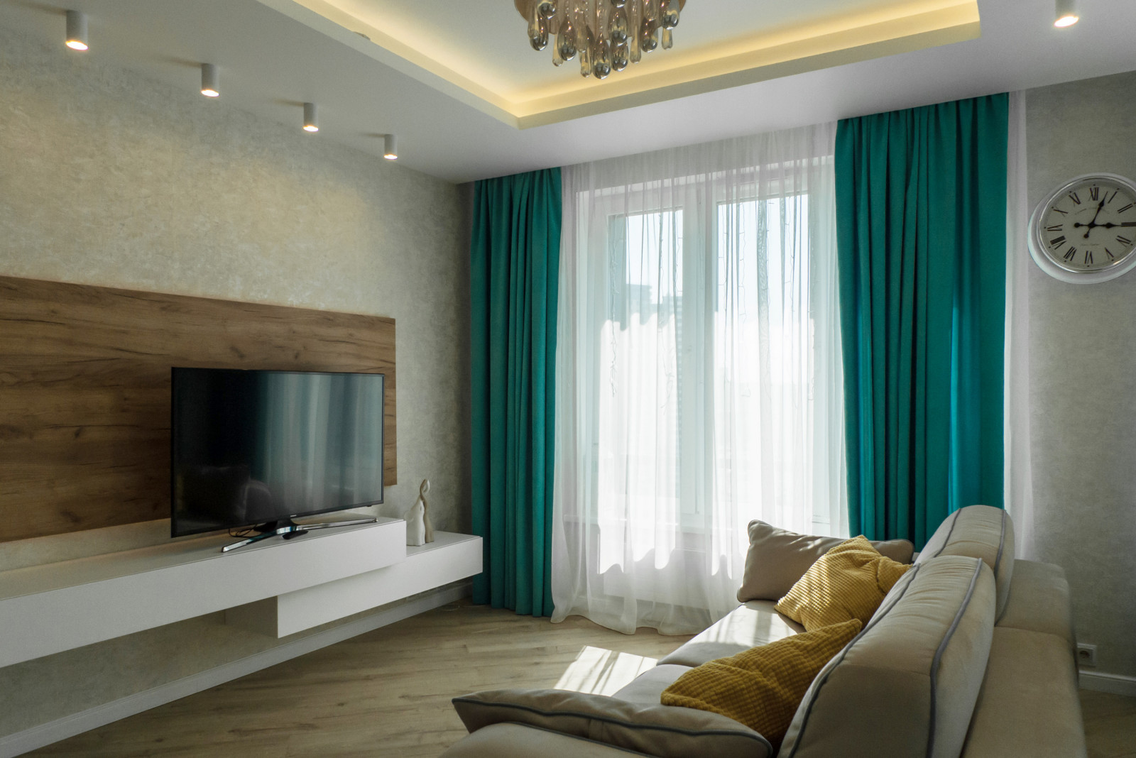 ЖК Легенда на Яхтенной кухня-гостиная