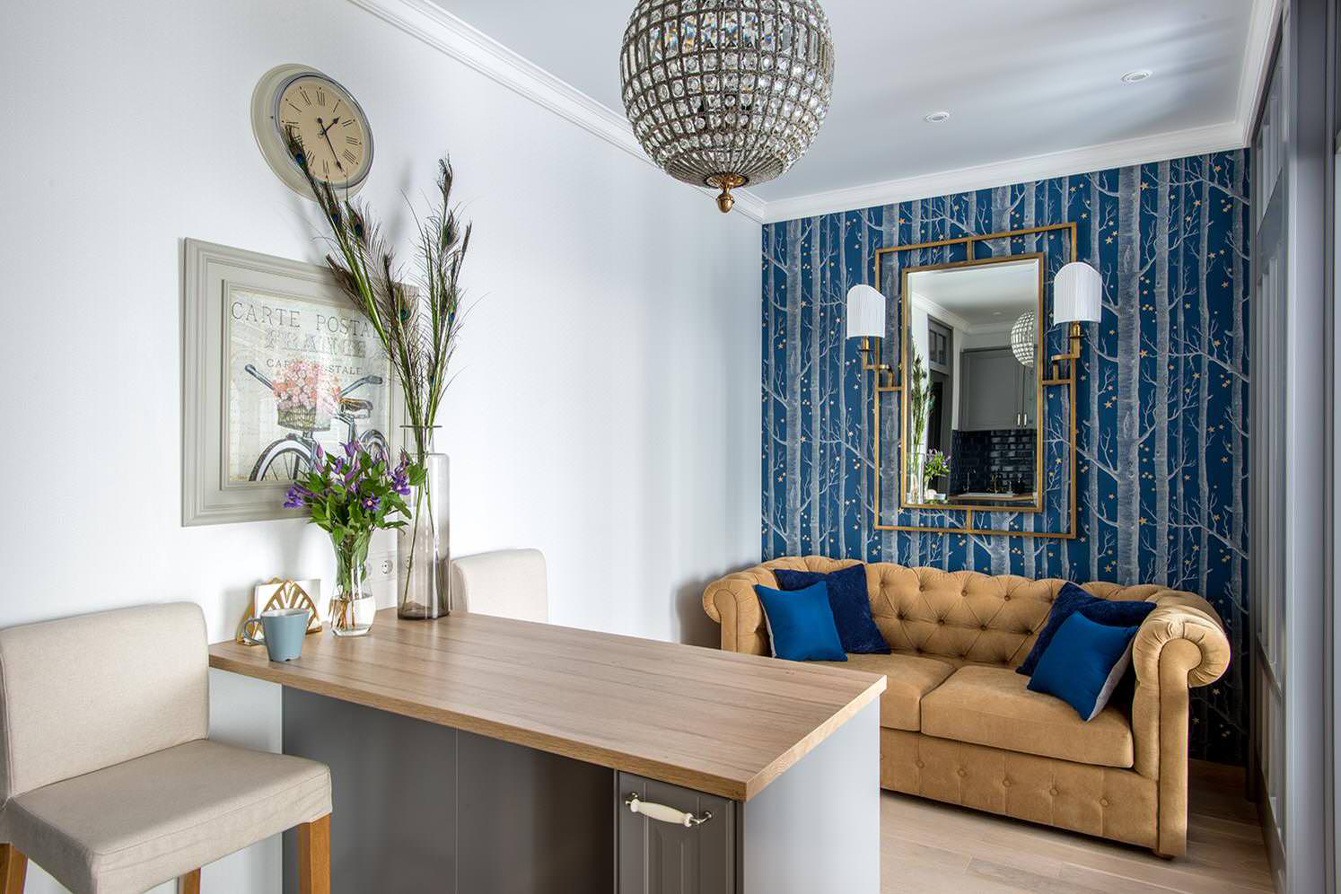 Дизайн кухни - гостиной