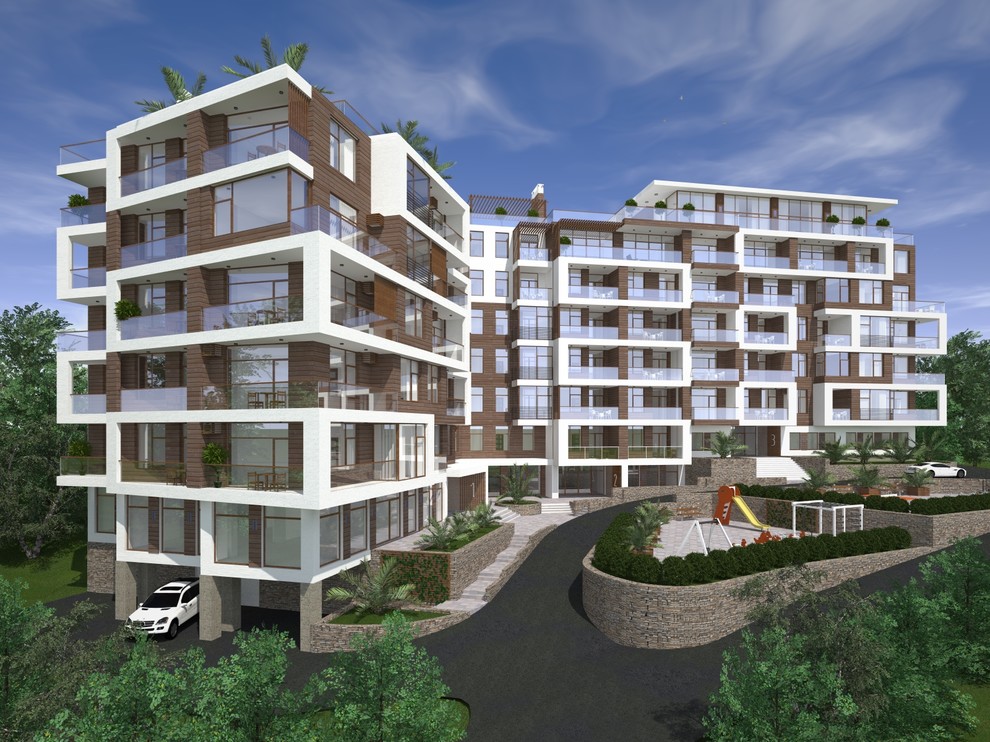 Обложка проекта: Многоквартирный жилой дом в Сочи, Дагомыс