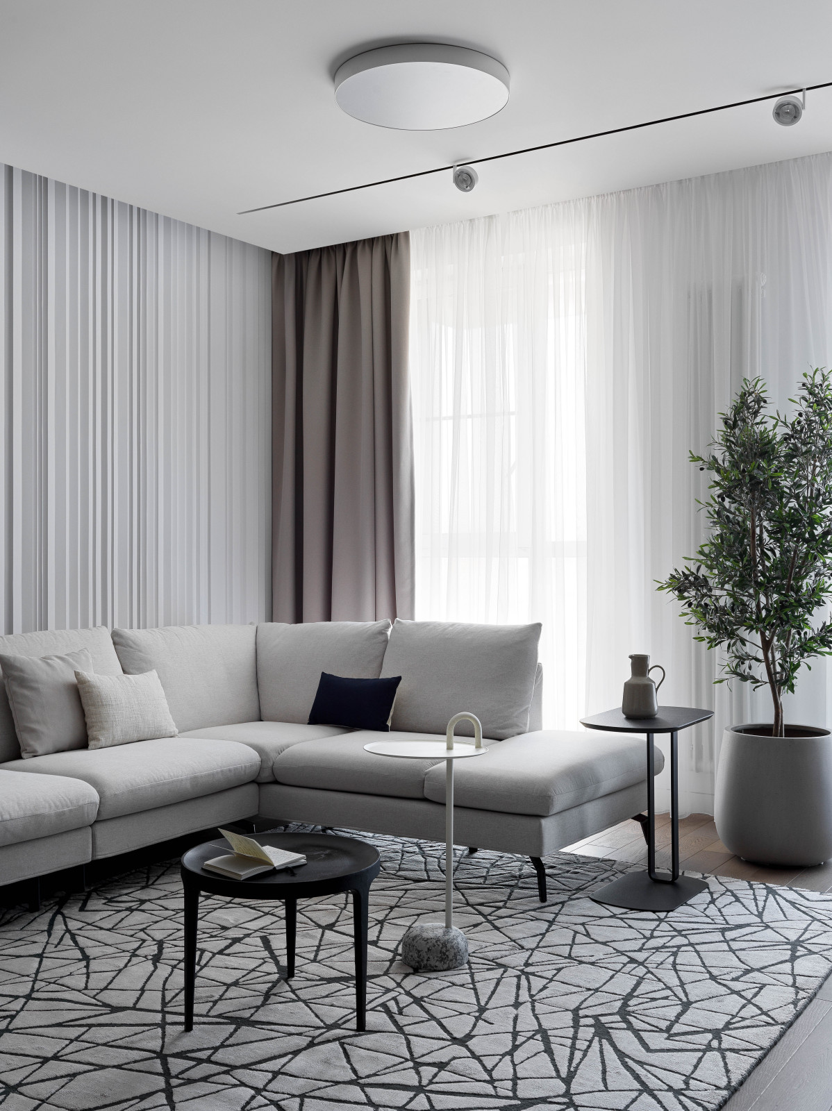 Houzz тур: 120 кв.м — квартира с гипсовыми панелями