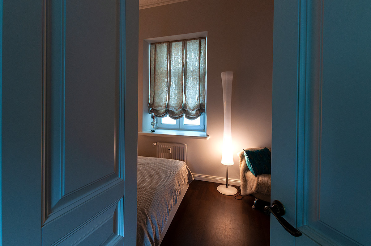 Квартира в Вильнюсе. Паркетная доска и итальянские двери