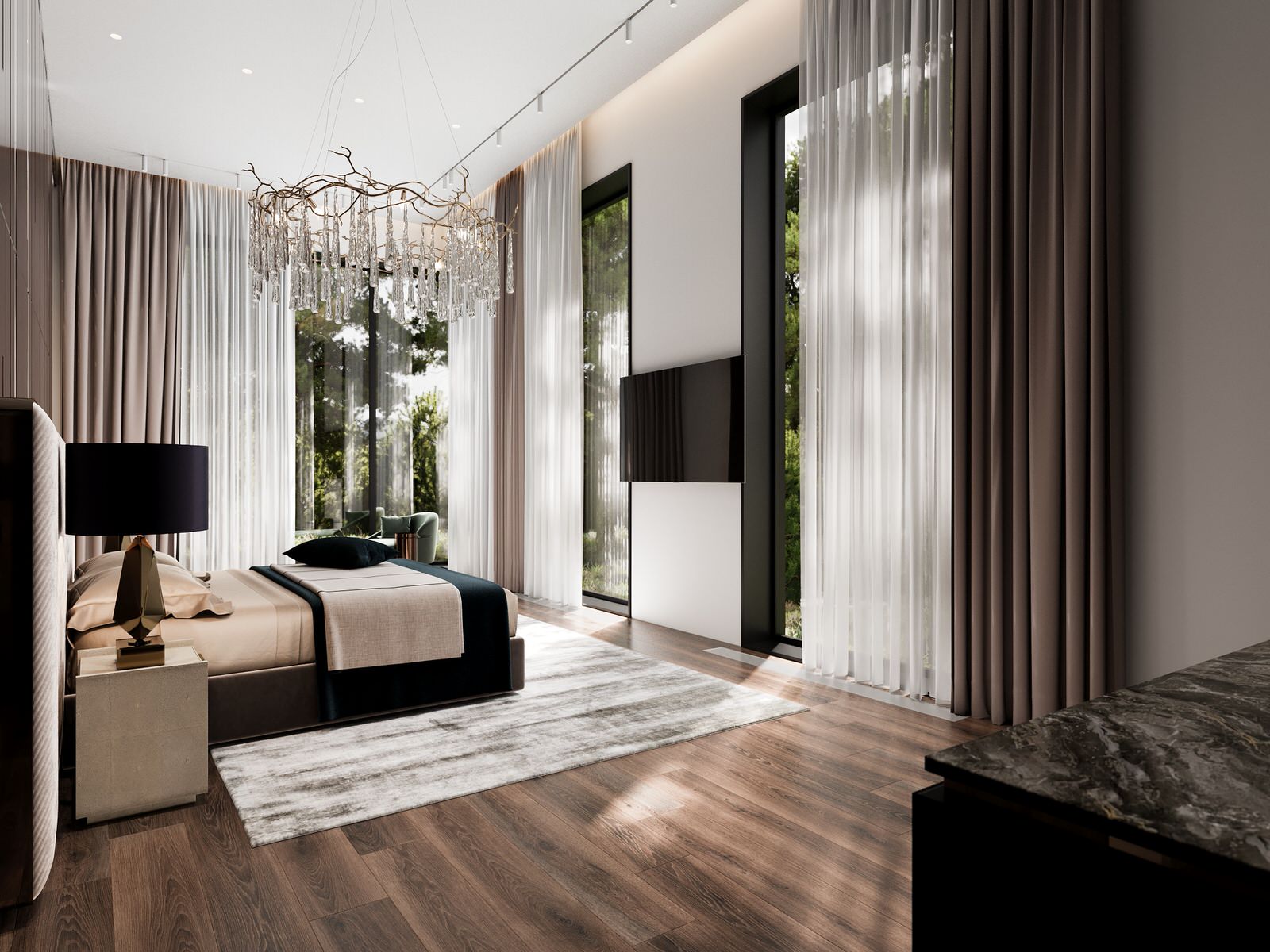 A large luxury house