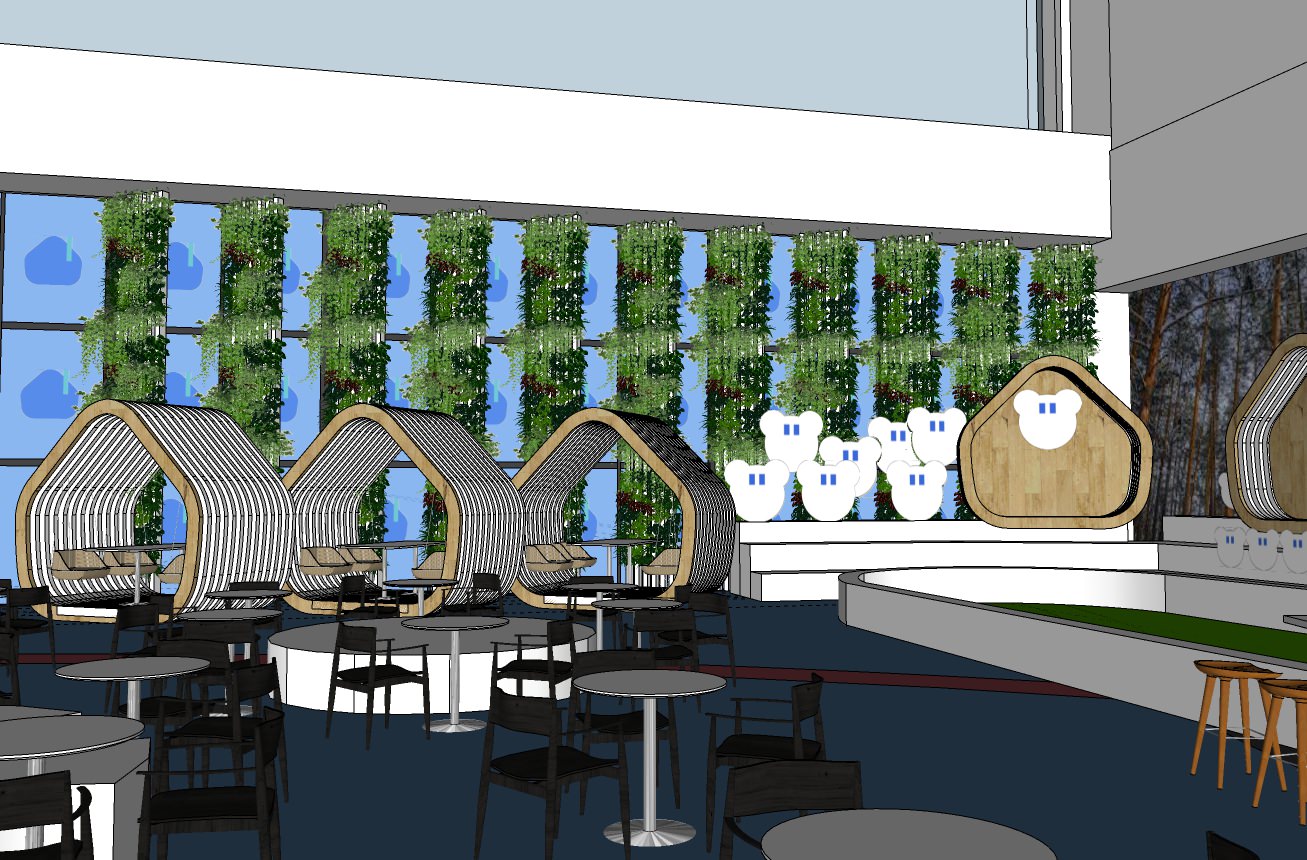 Экспресс-дизайн Торгового Центра в Новосибирске