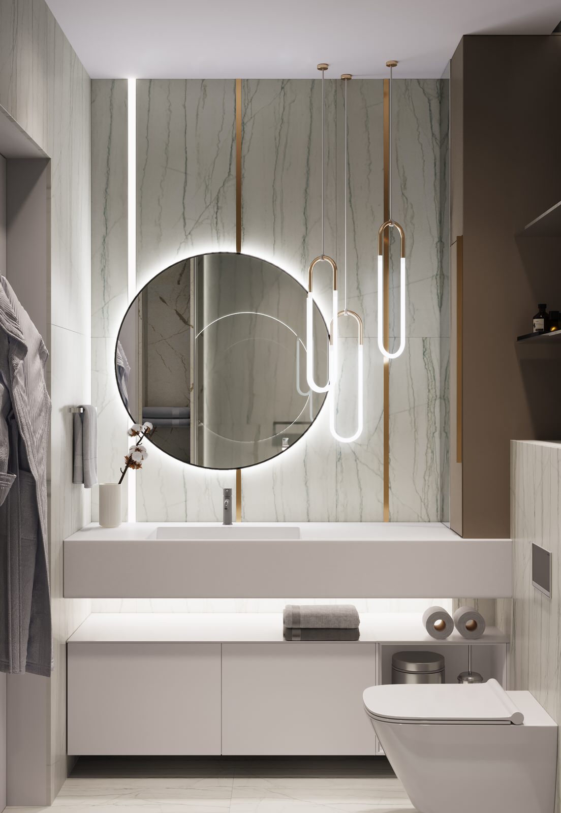 проект "Элегантные ассоциации на 63 м2"