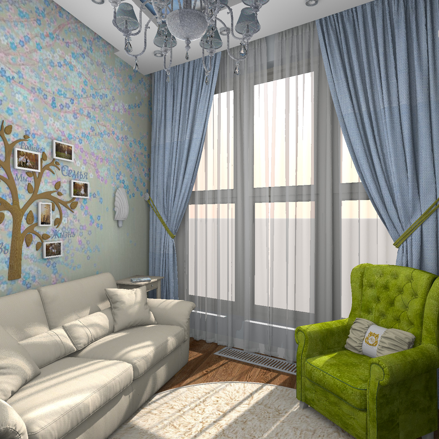 Новогорская Ривьера: квартира свободной планировки для супругов