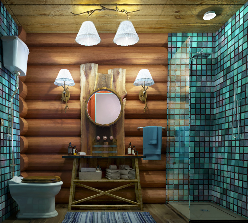 Гостевой деревянный домик, 2 этажа,