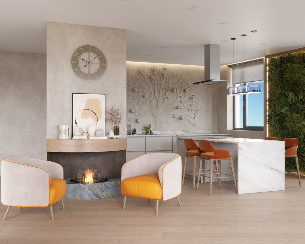 Уютный пентхаус для большой семьи