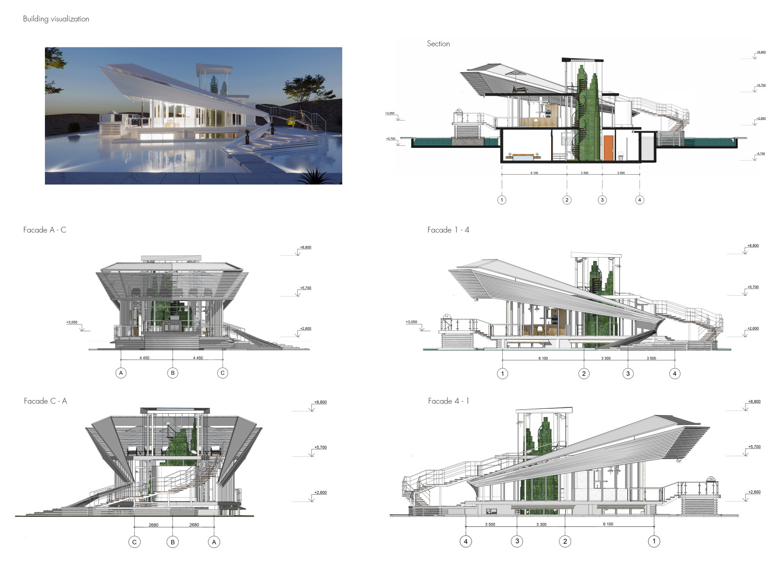 Обложка проекта: Морской гигант концепция дома с аквариумом растений
