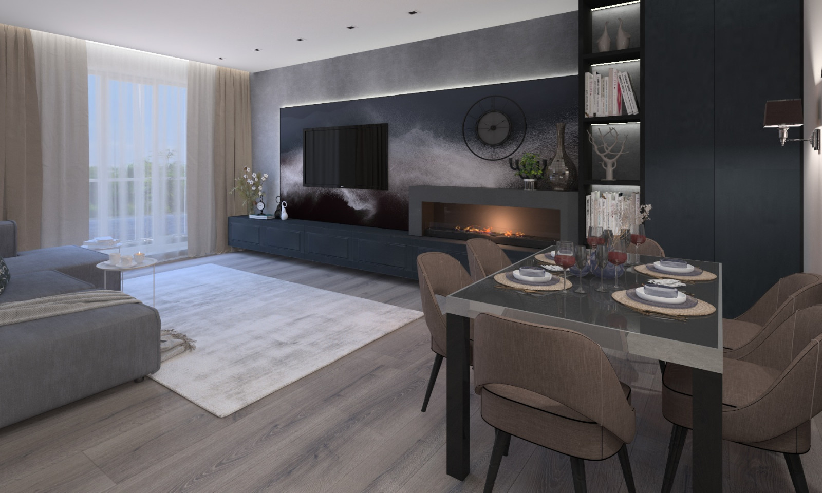 Двух-комнатная квартира ул.Междуреченская