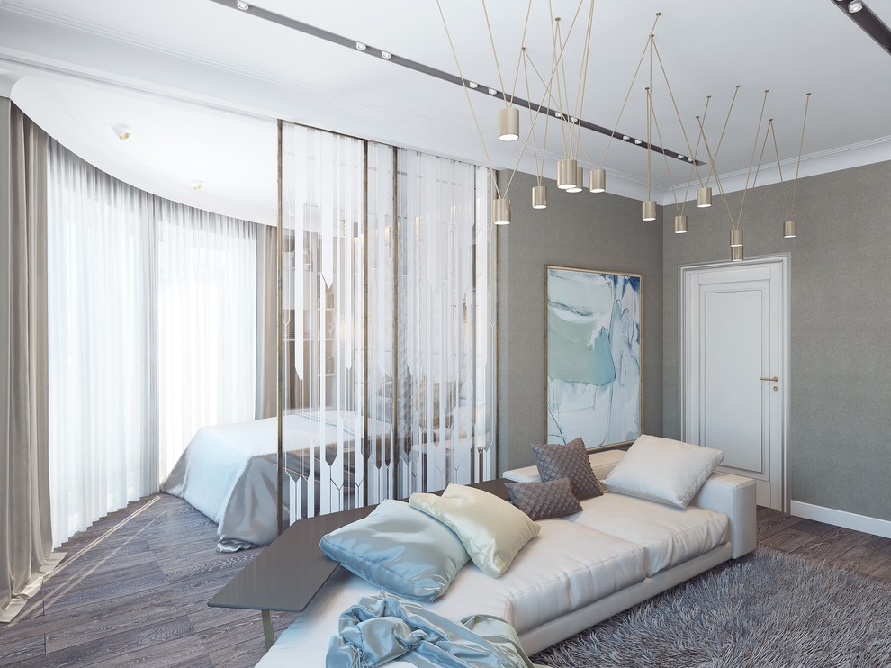 Приватная зона в частном интерьере 34,1 м2