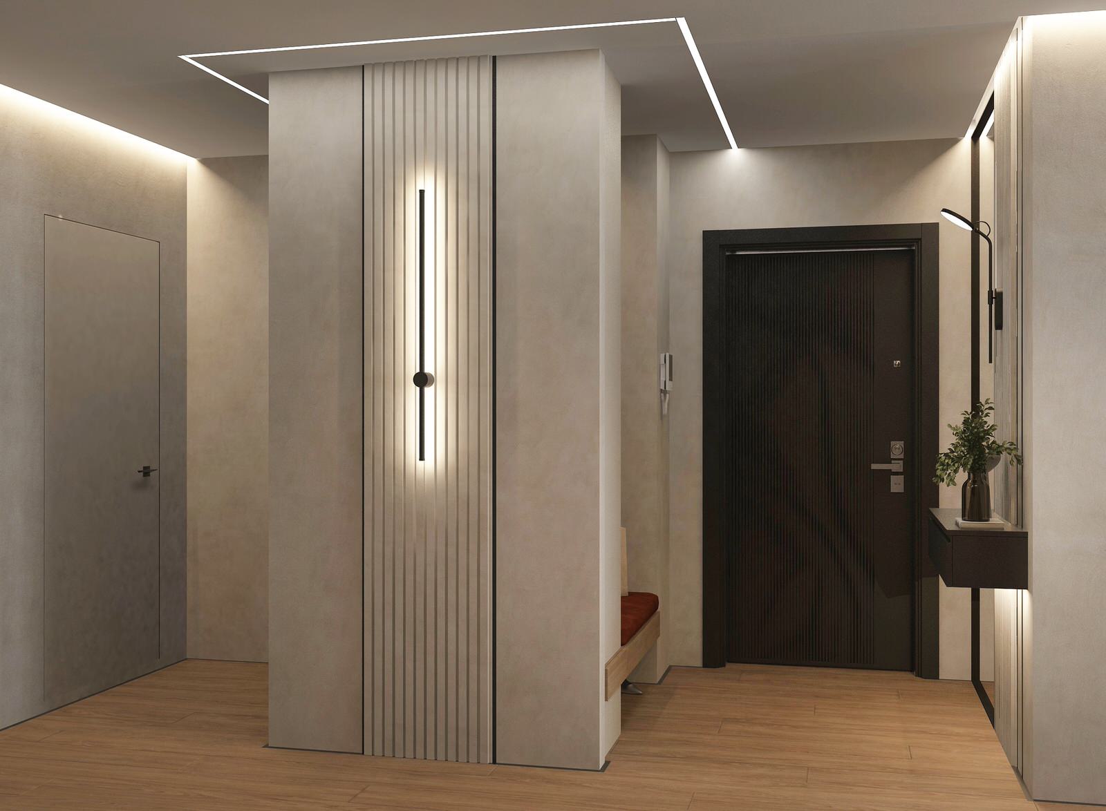 Кухня-гостиная, прихожая 34,5 м2 в ЖК Панин, г. Нижний Новгород