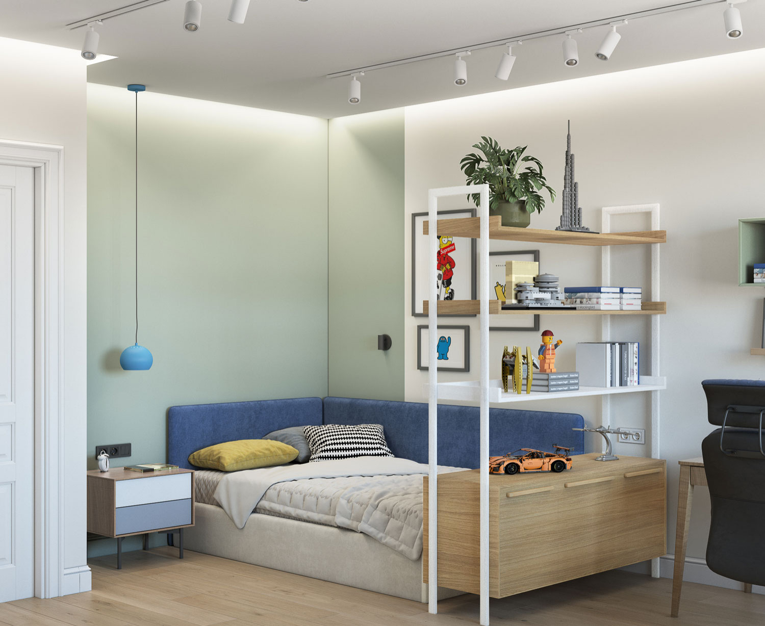 Дизайн интерьера четырехкомнатной квартиры в г. Москва