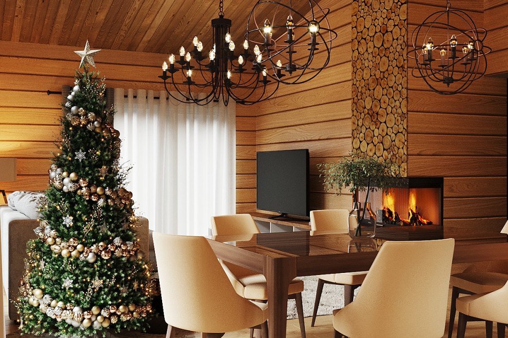 КУхня-Гостиная в загородном доме