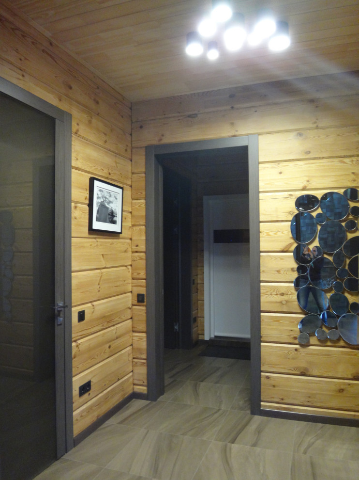 Частный дом из клееного бруса 500 кв.м.  д.Мостовское.