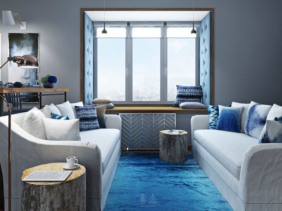 Индиго омбре