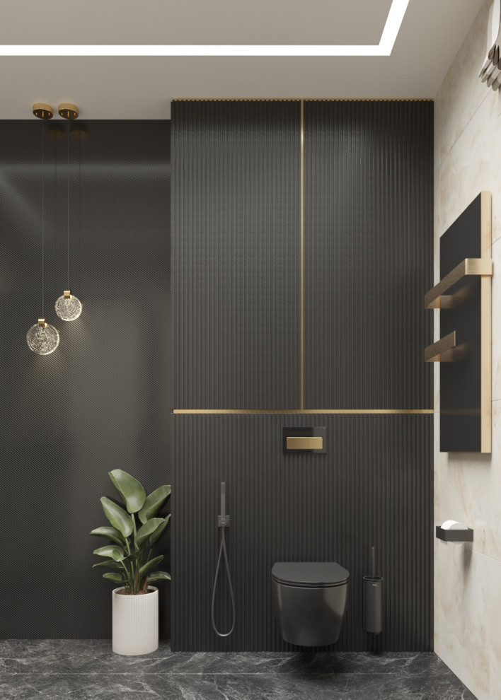 Обложка проекта: Санузел в чёрном