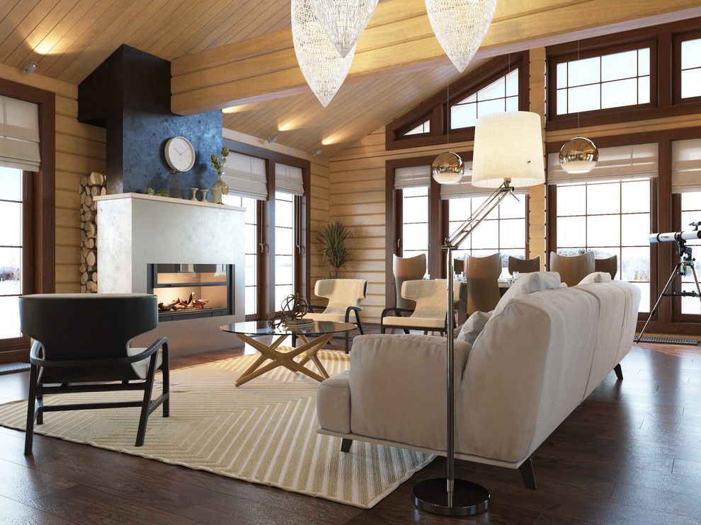 Проект "Современный деревянный дом"