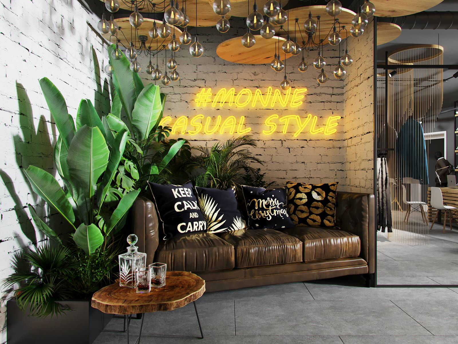 Обложка проекта: Интерьер магазина одежды