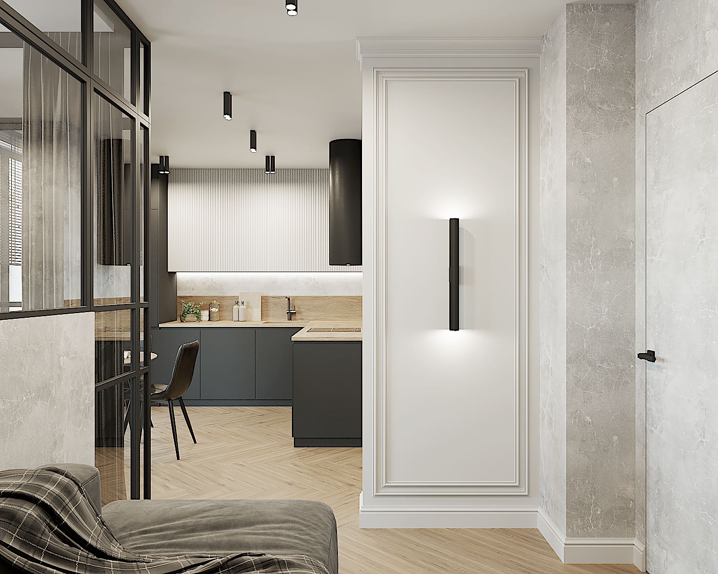 однокомнатная квартира со свободной планировкой г.Пенза